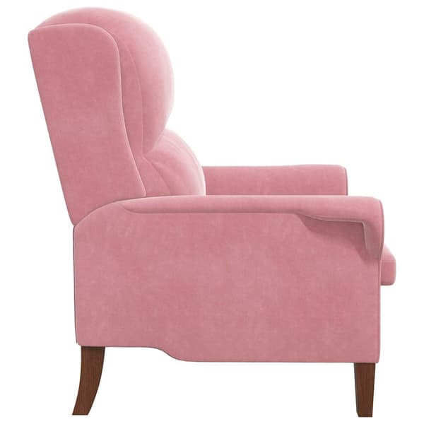 vidaXL fåtölj Rosa 76 x 94 x 102 cm Sammet