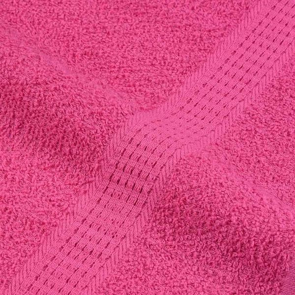 vidaXL Duschhanddukar 2 st rosa 70x140 cm 600 gsm 100% bomull