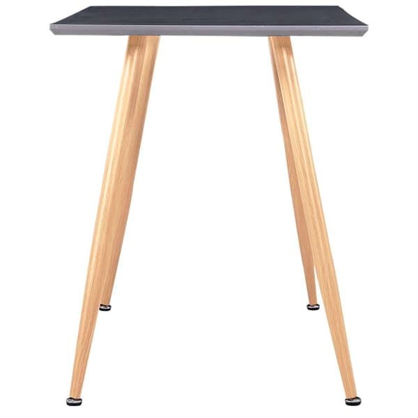 vidaXL Spisebord grå og eik 120x60x74 cm MDF