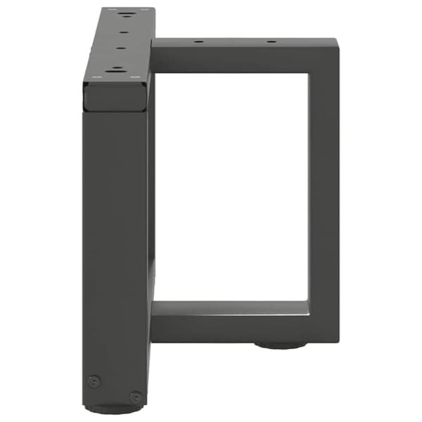 vidaXL Soffbordsben T-formade 2 st antracit 50x25x(30-31) cm stål