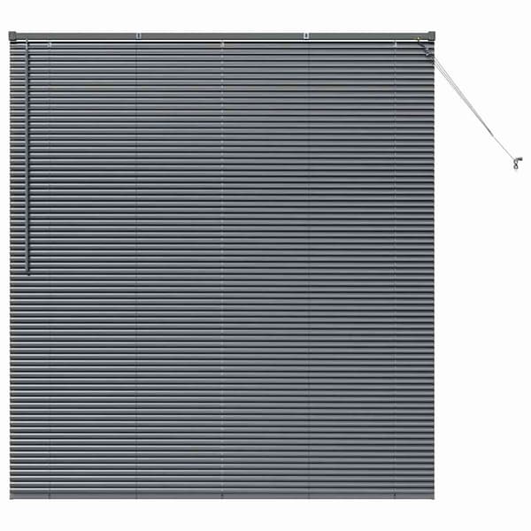 vidaXL Persienner Mörkgrå 175 x 160 cm Aluminium