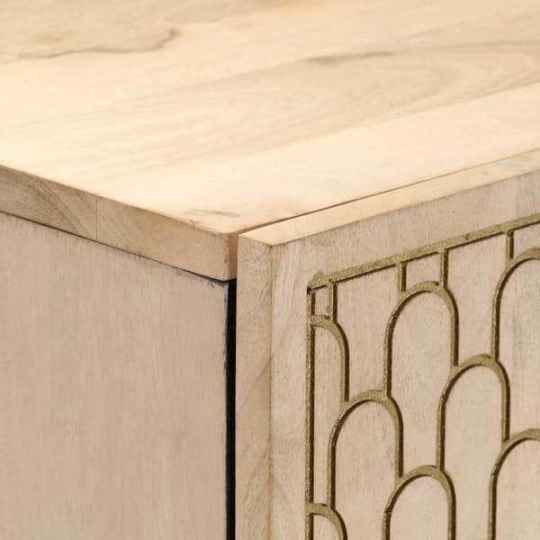 vidaXL Highboard 40x33x110 cm heltre mango