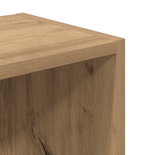 vidaXL Bokhylle artisan eik 31x24x77 cm konstruert tre