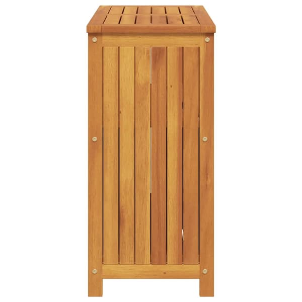 vidaXL Hagekonsollbord 80x35x75 cm heltre akasie