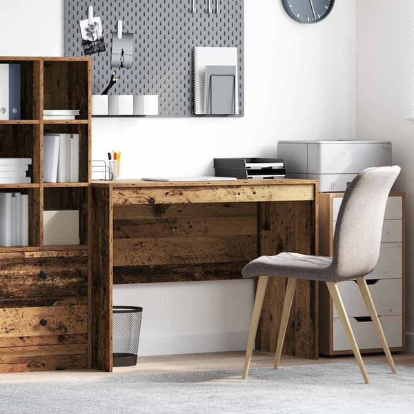 vidaXL Skrivebord Gammelt tre 100 x 50 x 76 cm