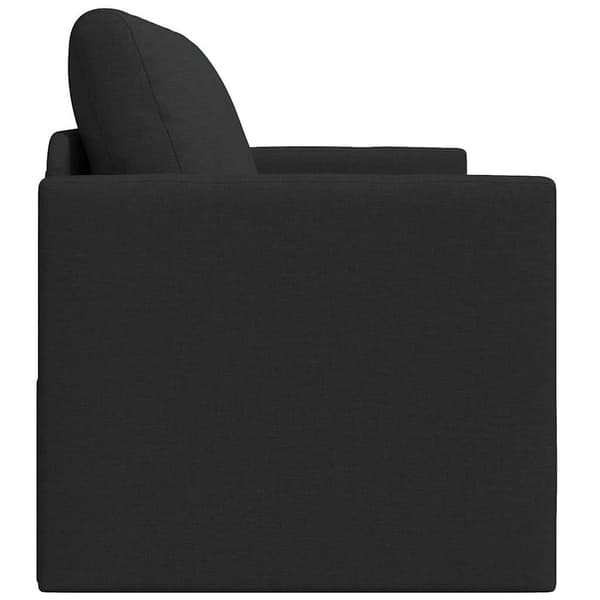 vidaXL Soffsäng 110cm Svart tyg