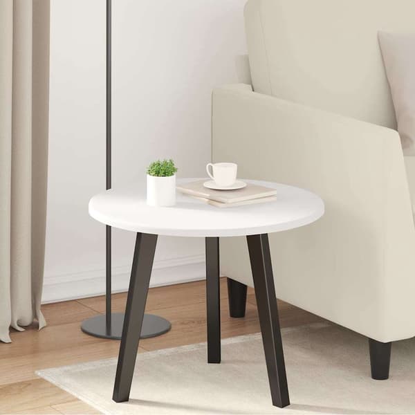 vidaXL Bordplate Hvit 50 x 50 x 1,5 cm Konstruert tre