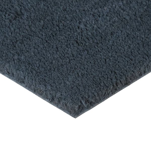 vidaXL Dørmatter 5 stk mørkegrå 40x60 cm tuftet kokosfiber