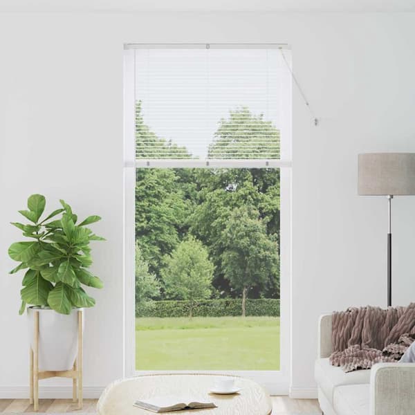 vidaXL Persienner Vit 220 x 105 cm Aluminium