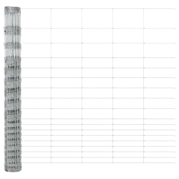 vidaXL Stängselstolpe Galvaniserad 25 x 1,5 m Stål