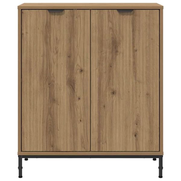 vidaXL Serviesskap artisan eik 69,5 x 33 x 82 cm Konstruert tre