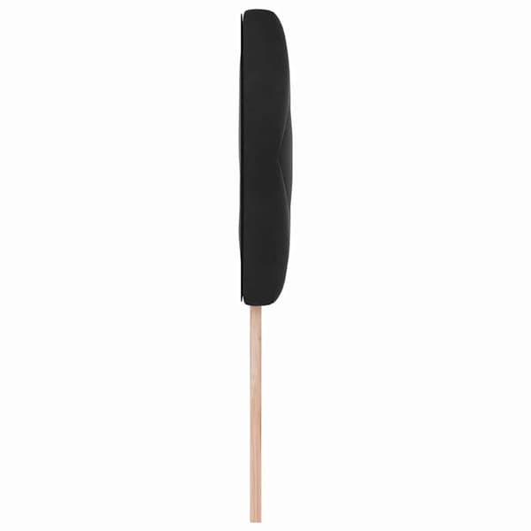 vidaXL LED huvuddyna Svart 90 cm Sammet