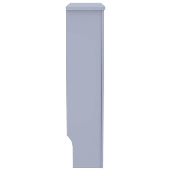 vidaXL Radiatorskydd Grå 78 x 19 x 81,5 cm Konstruerat trä