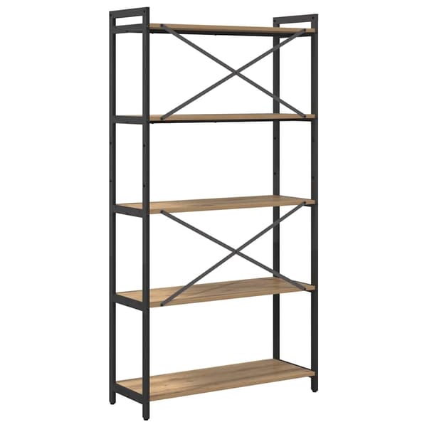 vidaXL Bokhylle Artisan Eik 80 x 30 x 155 cm Konstruert tre