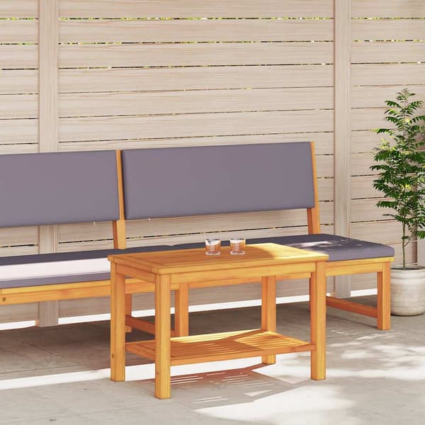 vidaXL Sidetabell Brun 70 x 40 x 45 cm Solid akasietre
