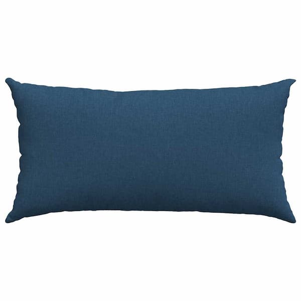 vidaXL Soffkuddar 2 st Blå 80 x 40 cm tyg