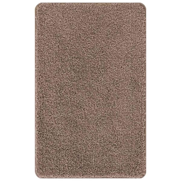 vidaXL Badmatta 2 pcs Brun 50 x 50 cm Polypropylen