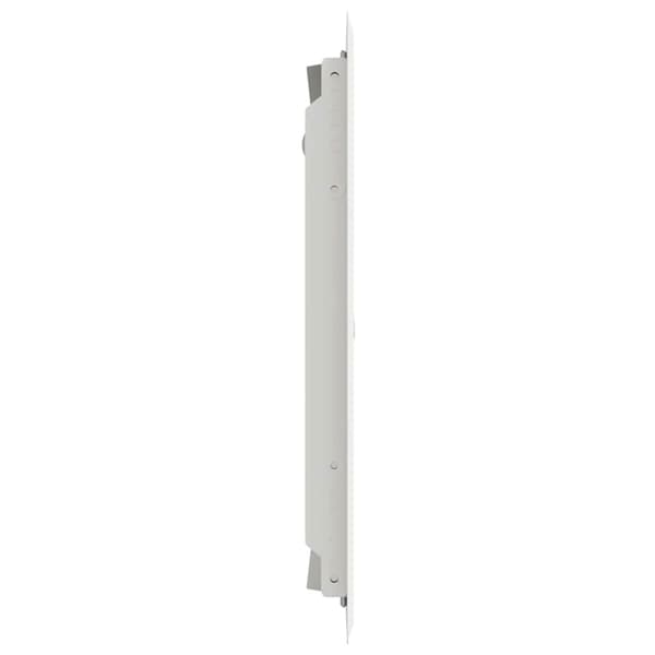 vidaXL Åtkomstpanel Vit 33 x 23 x 3 cm Stål