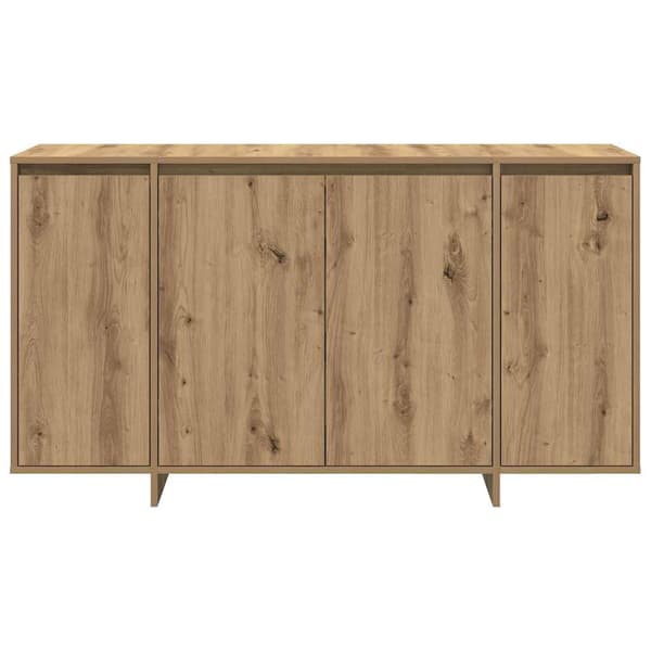vidaXL Serviesskap Artisan Eik 135 x 41 x 75 cm Konstruert tre
