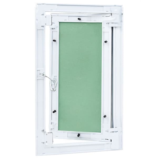 vidaXL Access Panel Grön, Silver Aluminium, Gips 450 x 300 x 12,5 mm