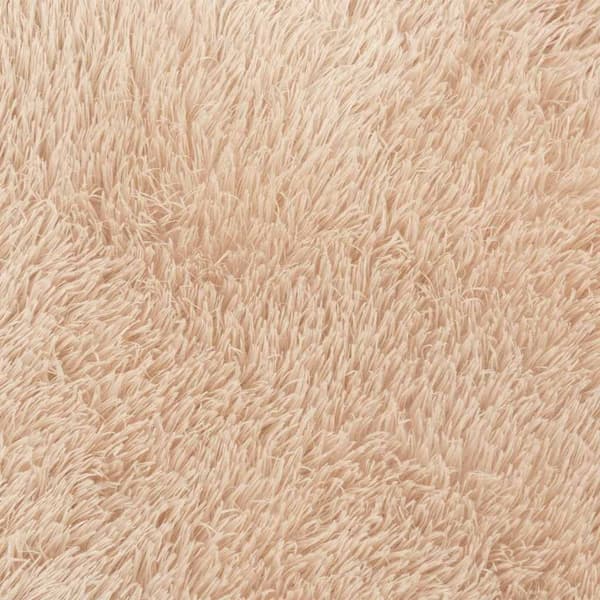 vidaXL Ryamatta med lång lugg NAVARRA beige 200x200 cm polyester
