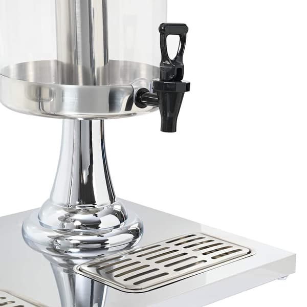 vidaXL Trippel juicedispenser rustfritt stål 3 x 8 L