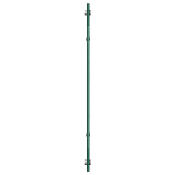 vidaXL Köksbänkskiva Vit 100 x 60 cm härdat glas