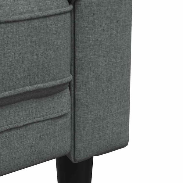 vidaXL Sofa Mørkegrå 78,5 x 74,5 x 74,5 cm Polyester