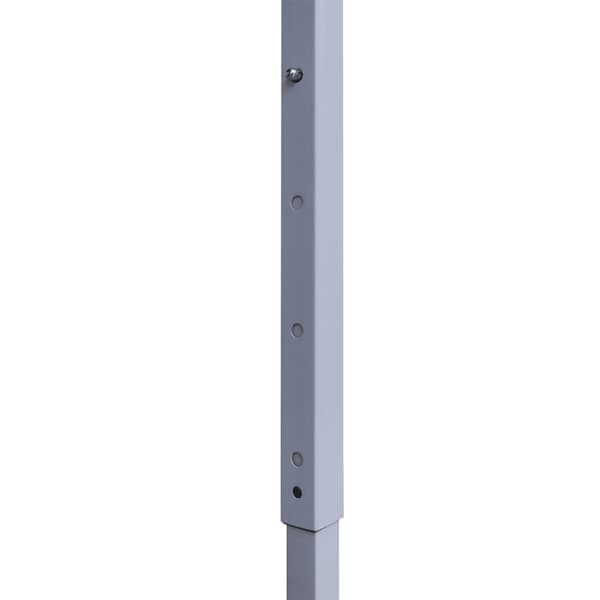 vidaXL Markis Vit 3 x 2,5 m Metall