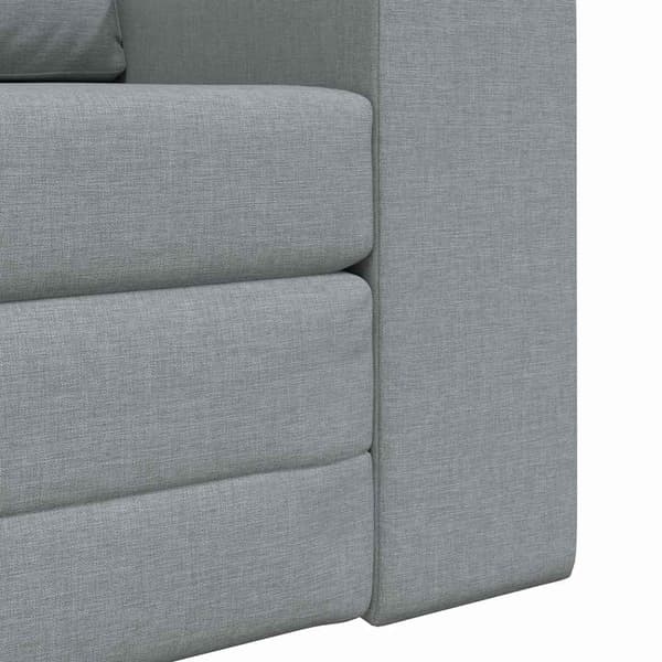 vidaXL Soffsäng Ljusgrå 98 x 71 x 83 cm tyg
