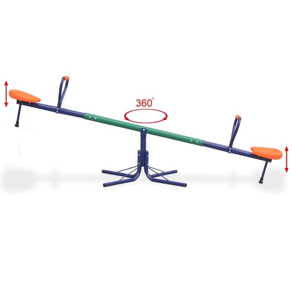 vidaXL Gungbräda 360 graders rotation orange