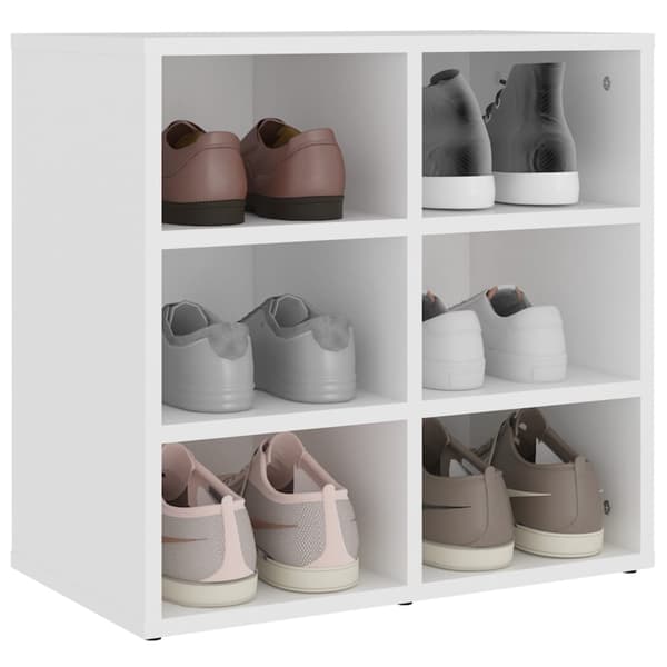 vidaXL Skoskap 2 stk hvit 52,5x30x50 cm