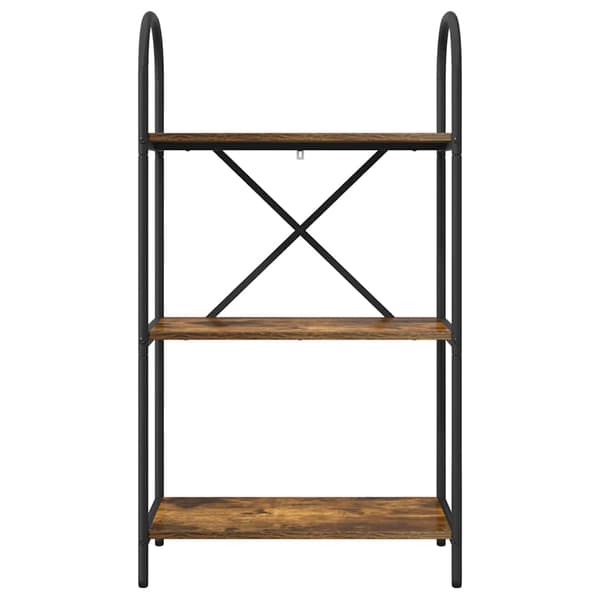 vidaXL Bokhylle Røkt eik 60 x 30 x 109 cm Konstruert tre