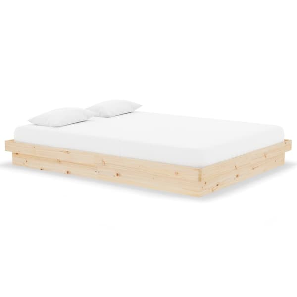 vidaXL Sengeramme heltre 140x190 cm