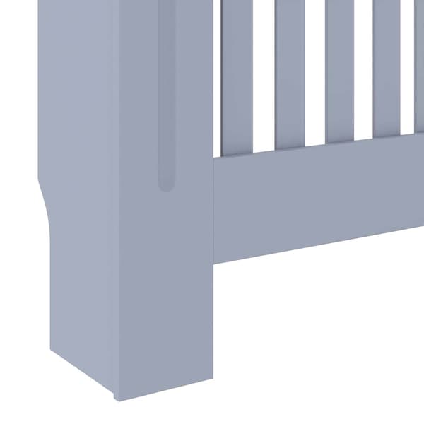 vidaXL Radiatorskydd Grå 78 x 19 x 81,5 cm Konstruerat trä