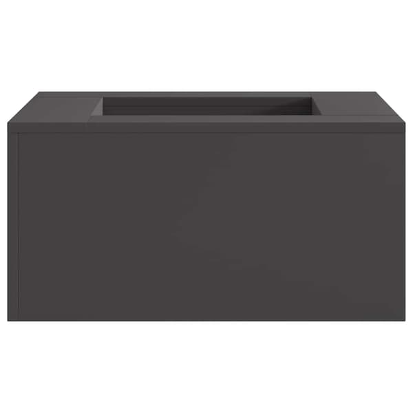vidaXL Eldstad Svart 60 x 60 x 30 cm Stål