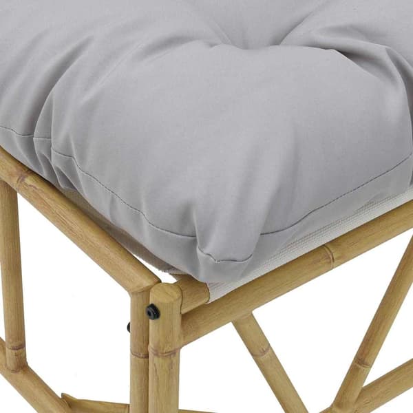 vidaXL Trädgård Stol 2 pcs Ljusgrå 75 x 75 x 71 cm Stål