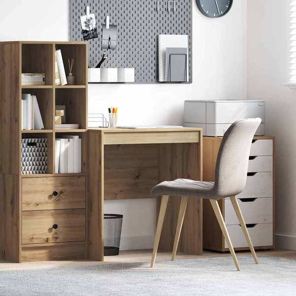 vidaXL Skrivebord Artisan Eik 70 x 50 x 76 cm