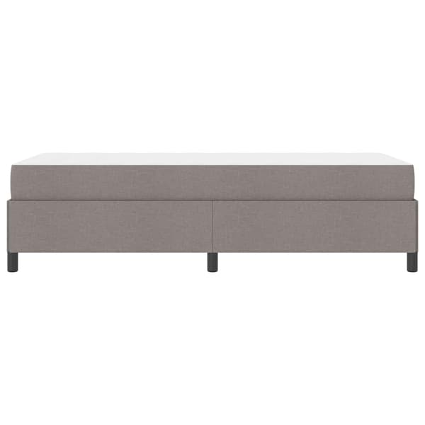 vidaXL Bäddfjäder Taupe 90 x 200 cm tyg