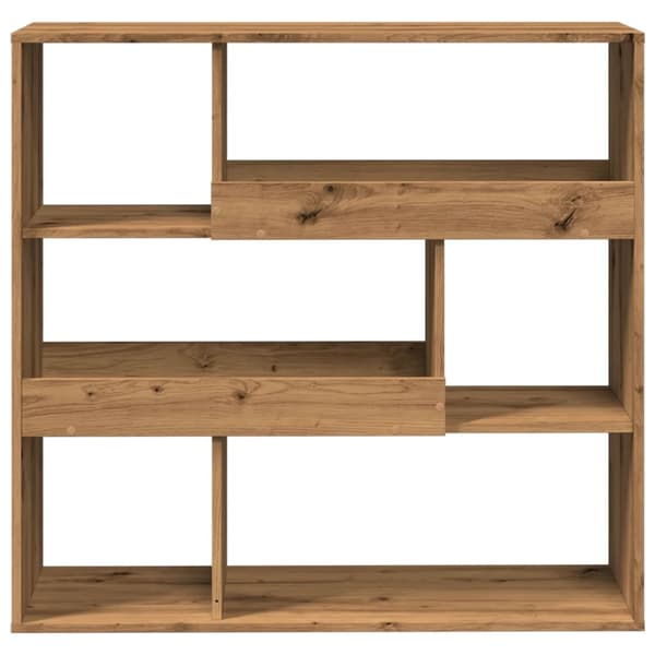 vidaXL Romdeler artisan eik 100x33x94,5 cm konstruert tre