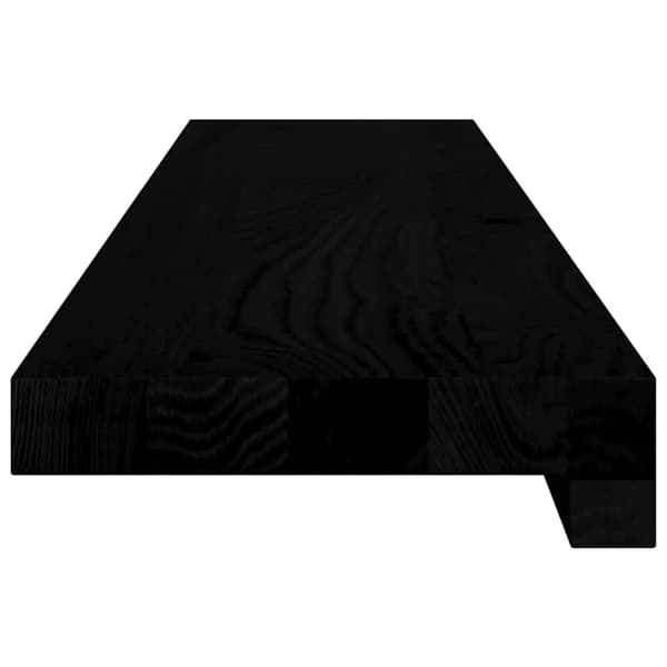 vidaXL Vinduskarmer 2 stk mørkebrun 90x15x2 cm heltre eik