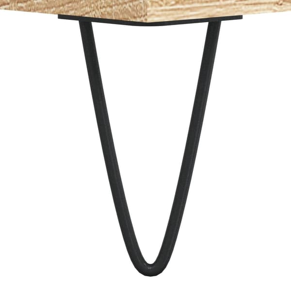 vidaXL Skjenk sonoma eik 60x35x70 cm konstruert tre