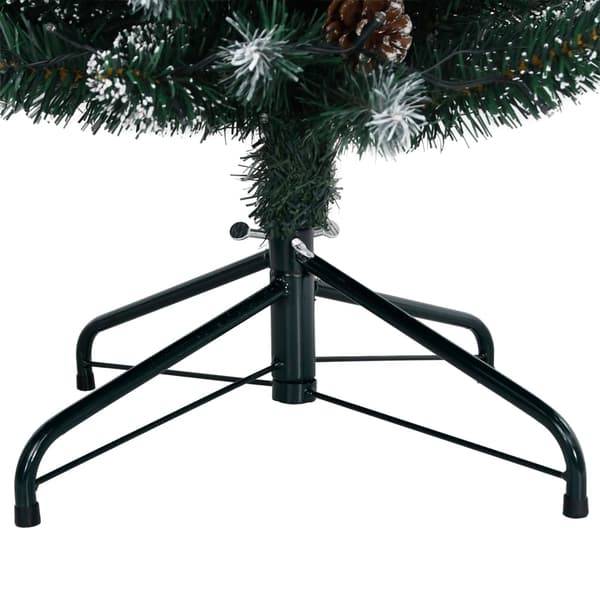 vidaXL Plastgran smal 300 LEDs 210 cm