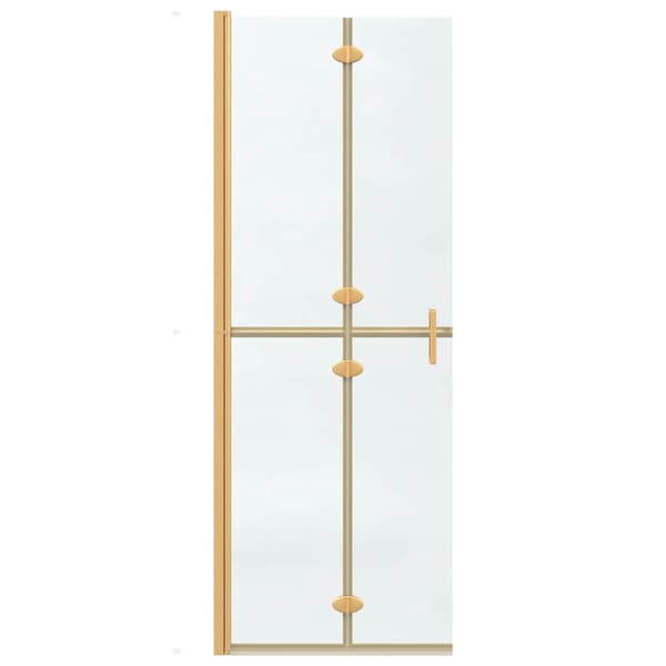 vidaXL Walk-In duschvägg Guld 70 x 6,5 x 190 cm