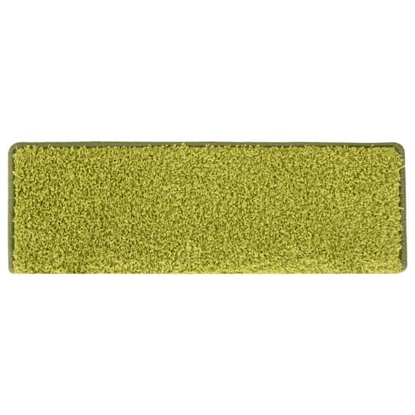 vidaXL Trappstegsmattor 15 st 65x25 cm grön