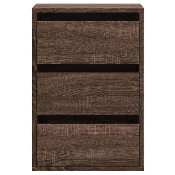 vidaXL Kommode brun eik 40x41x58 cm konstruert tre
