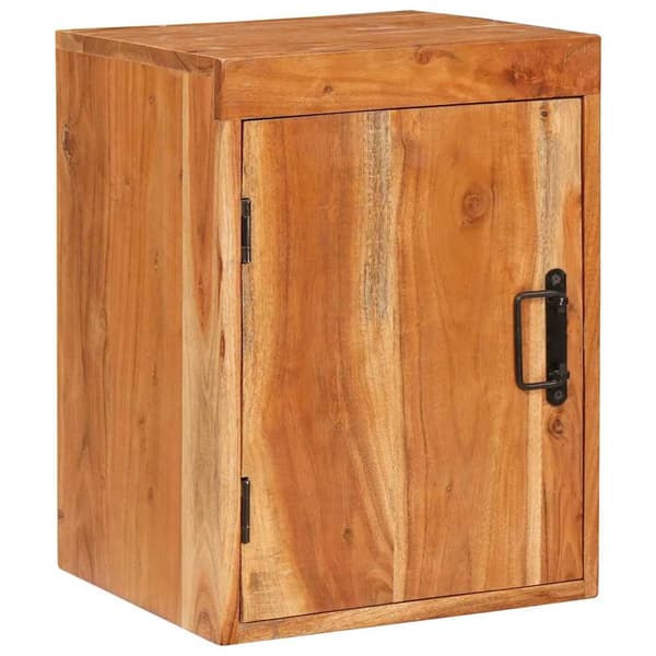 vidaXL Nattbord Brun 35 x 33 x 48 cm Solid akasietre