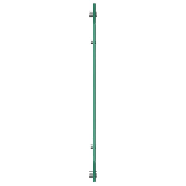 vidaXL Köksskydd Vit 120 x 40 cm härdat glas