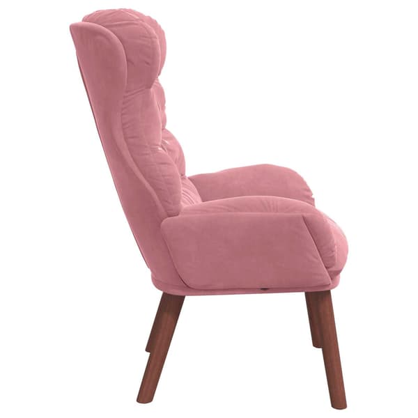 vidaXL fåtölj Rosa 69 x 74 x 93 cm Sammet