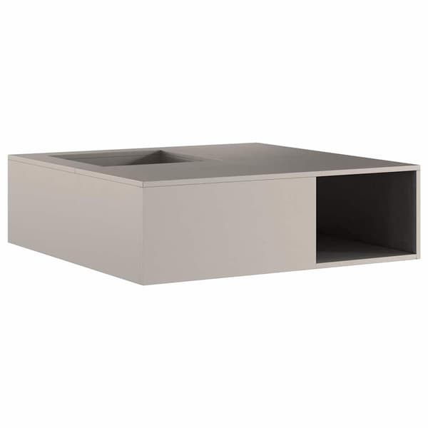 vidaXL Eldstad Brun 100 x 100 x 30 cm Väderbeständig stål